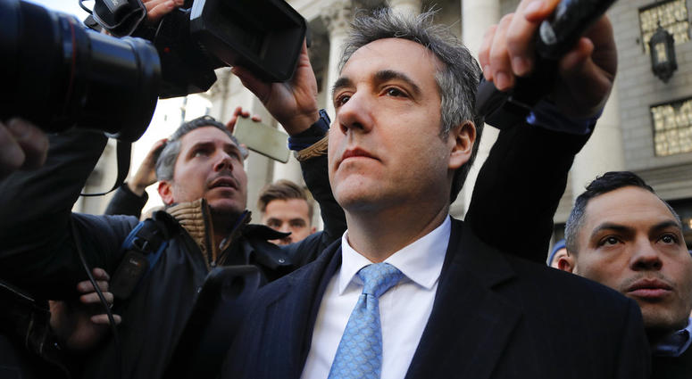 Michael Cohen walks out of federal court, Thursday, Nov. 29, 2018, in New York. Michael Cohen walks out of federal court, Thursday, Nov. 29, 2018, in New York.