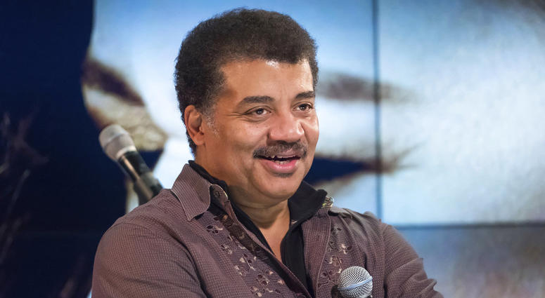 FILE - In this Wednesday, Nov. 1, 2017 file photo, Neil deGrasse Tyson attends a fan event celebrating the release Kelly Clarkson's album "Meaning of Life" at YouTube Space New York in New York. FILE - In this Wednesday, Nov. 1, 2017 file photo, Neil deGrasse Tyson attends a fan event celebrating the release Kelly Clarkson's album "Meaning of Life" at YouTube Space New York in New York.