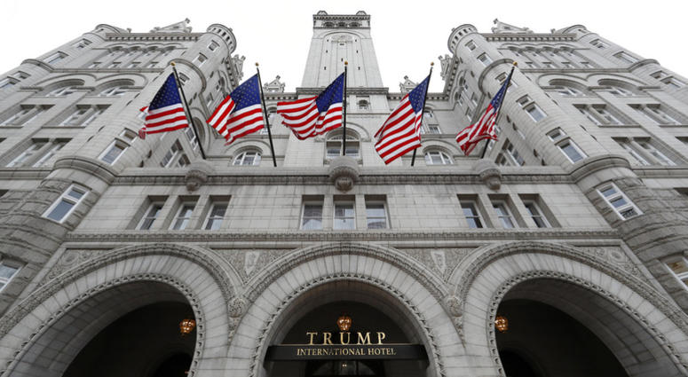 This Dec. 21, 2016, file photo shows the Trump International Hotel at 1100 Pennsylvania Avenue NW, in Washington. Trump International Hotel