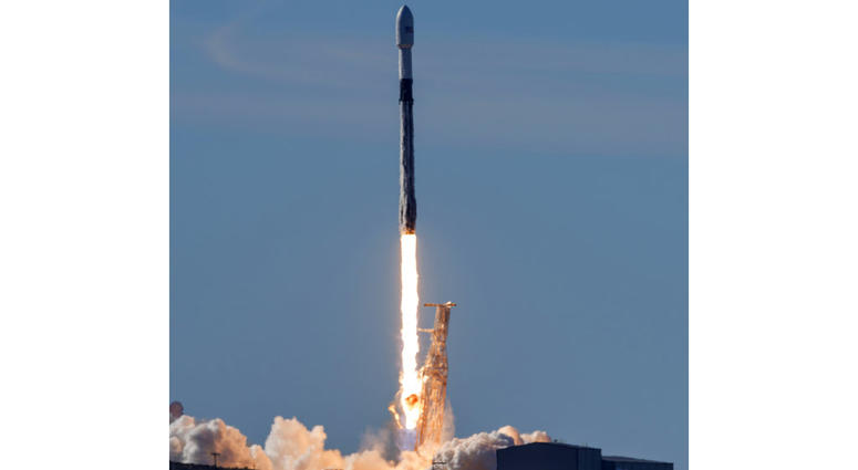 In this Dec. 3, 2018, file photo, In this photo provided by the U.S. Air Force, a SpaceX Falcon 9 rocket, carrying the Spaceflight SSO-A: SmallSat Express, launches from Space Launch Complex-4E at Vandenberg Air Force Base, Calif. A SpaceX Falcon 9 rocket