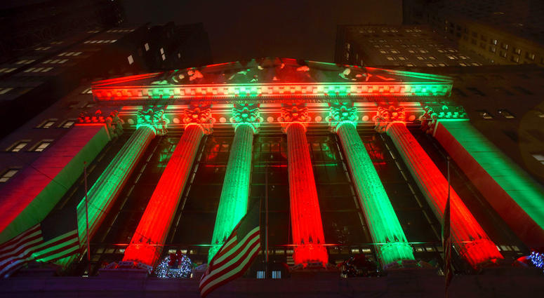 The exterior of the New York Stock Exchange on Thursday evening, Dec. 20, 2018. The exterior of the New York Stock Exchange.
