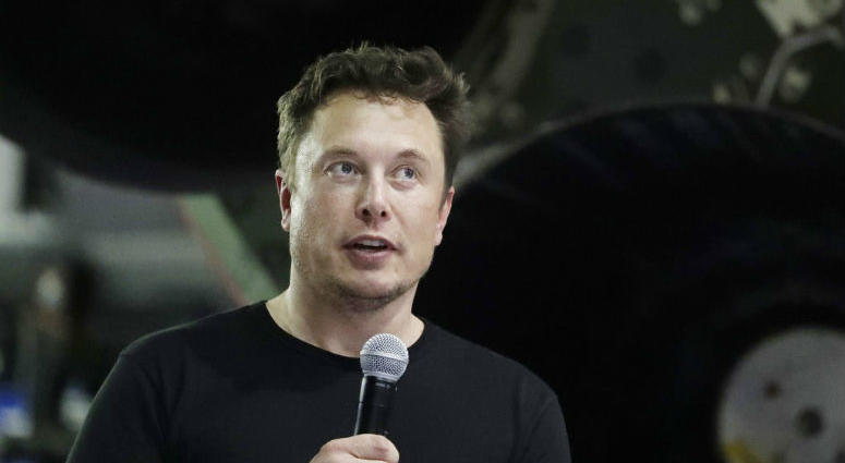FILE - In this Sept. 17, 2018, file photo SpaceX founder and chief executive Elon Musk speaks in Hawthorne, Calif. FILE - In this Sept. 17, 2018, file photo SpaceX founder and chief executive Elon Musk speaks in Hawthorne, Calif.