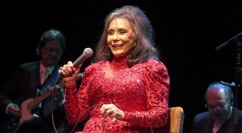 In this Aug. 28, 2016 file photo, Loretta Lynn performs in concert at the American Music Theater in Lancaster, Pa. Loretta Lynn