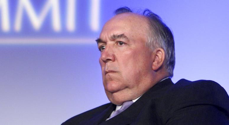 This June 15, 2009, file photo, shows former Michigan Republican Gov. John Engler at a meeting in Detroit. John Engler