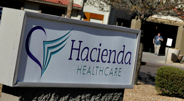 The Hacienda HealthCare facility is shown Friday, Jan. 25, 2019, in Phoenix. The Hacienda HealthCare facility