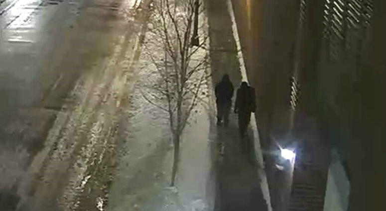 This image provided by the Chicago Police Department and taken from surveillance video shows two people of interest in an attack on "Empire" actor Jussie Smollett walking along a street in the Streeterville neighborhood of Chicago, early Tuesday, Jan. 29, This image provided by the Chicago Police Department and taken from surveillance video shows two people of interest in an attack on "Empire" actor Jussie Smollett walking along a street in the Streeterville neighborhood of Chicago, early Tuesday, Jan. 29,