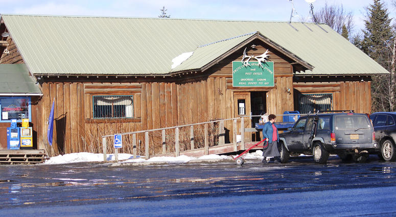In this Feb. 26, 2019 photo is the Fritz Creek General Store, shown near Homer, Alaska. In this Feb. 26, 2019 photo is the Fritz Creek General Store, shown near Homer, Alaska.