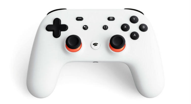 This image provided by Google shows the controller for a video-game streaming platform called Stadia, positioning itself to take on the traditional video-game business. The controller for a video-game streaming platform called Stadia, positioning itself to take on the traditional video-game business.