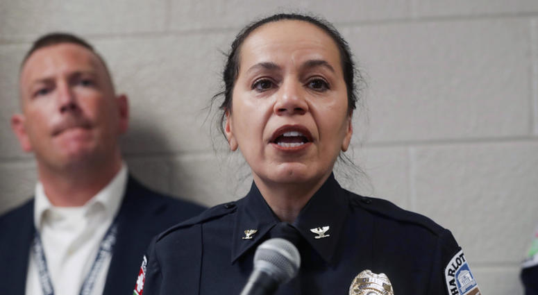 Charlottesville Police Chief RaShall Brackney answers questions during a press conference at the Charlottesville Police Department, Friday, March 22, 2019 in Charlottesville, Va. Charlottesville Police Chief RaShall Brackney answers questions during a press conference at the Charlottesville Police Department, Friday, March 22, 2019 in Charlottesville, Va.