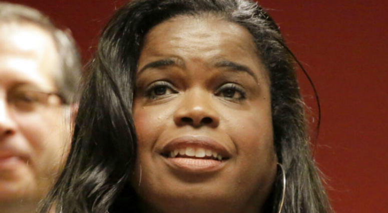 FILE - In this Dec. 2, 2015, file photo, Kim Foxx, then a candidate for Cook County state's attorney, speaks at a news conference in Chicago. Foxx, who became the state's attorney, removed herself from the Smollett case before he was charged, saying she had discussed the case with a Smollett family member.