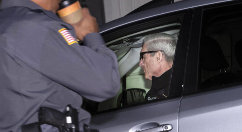 Special counsel Robert Mueller arrives at his office in Washington, Monday, April 15, 2019. Special counsel Robert Mueller