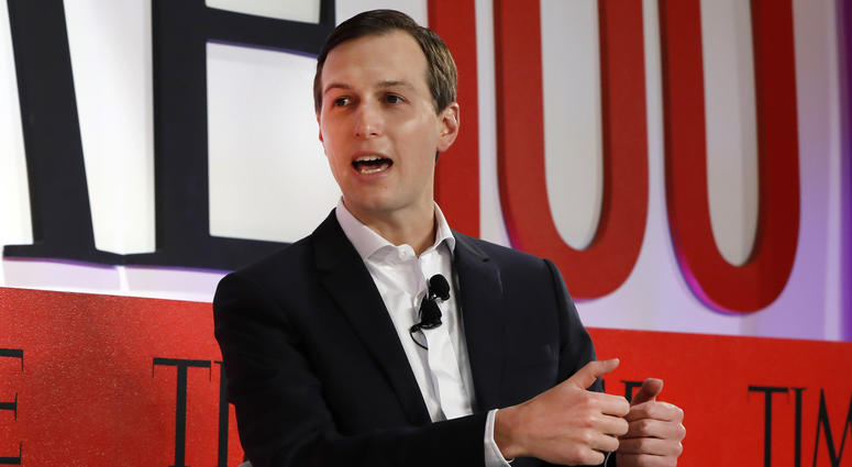 Jared Kushner, senior adviser to President Donald Trump, speaks during the TIME 100 Summit, in New York, Tuesday, April 23, 2019. Jared Kushner