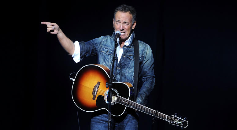 In this Nov. 5, 2018 file photo, Bruce Springsteen performs at the 12th annual Stand Up For Heroes benefit concert at the Hulu Theater at Madison Square Garden in New York. Bruce Springsteen