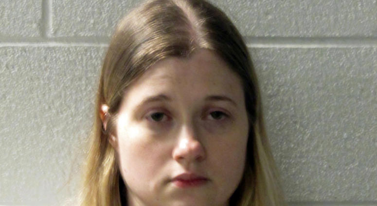 his photo made available by the Henderson County Sheriff's Office, N.C., shows Krista Noelle Madden who was arrested on Friday, May 10, 2019. his photo made available by the Henderson County Sheriff's Office, N.C., shows Krista Noelle Madden who was arrested on Friday, May 10, 2019.