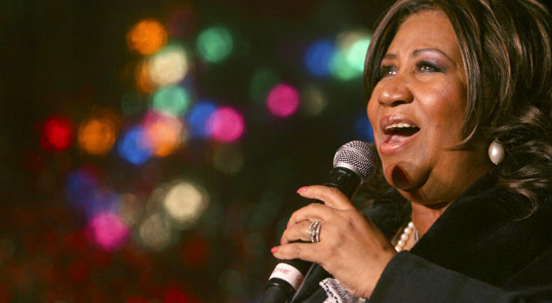 FILE - In this Dec. 4, 2008 file photo, Aretha Franklin performs during the 85th annual Christmas tree lighting at the New York Stock Exchange in New York. Three handwritten wills have been found in the suburban Detroit home of Franklin, months after the death of the "Queen of Soul."