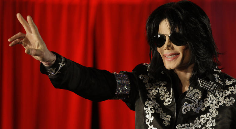 This March 5, 2009 file photo shows Michael Jackson as he announces ten live concerts at the London O2 Arena in south London. Tuesday, June 25, 2019, marks the tenth anniversary of Jackson's death. This March 5, 2009 file photo shows Michael Jackson as he announces ten live concerts at the London O2 Arena in south London. Tuesday, June 25, 2019, marks the tenth anniversary of Jackson's death.