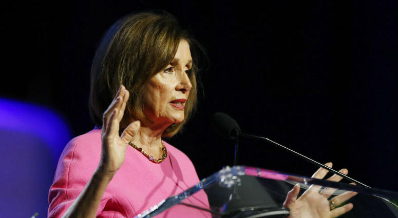 Speaker of the House Nancy Pelosi, D-Calif., addresses the NAACP convention, Monday, July 22, 2019, in Detroit. Speaker of the House Nancy Pelosi, D-Calif., addresses the NAACP convention, Monday, July 22, 2019, in Detroit.