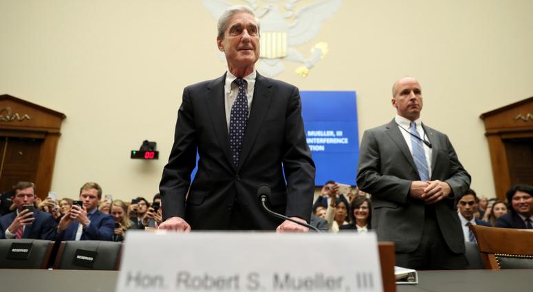 Former special counsel Robert Mueller arrives to testify before the House Intelligence Committee hearing on his report on Russian election interference, on Capitol Hill, in Washington, Wednesday, July 24, 2019. Robert Mueller