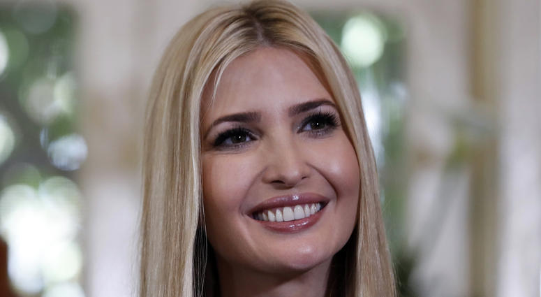 In this April 14, 2019 file photo, White House senior adviser Ivanka Trump, listens to women speak about their experiences working with Muya, a manufacturing center of textiles and traditional crafts in Addis Ababa, Ethiopia. In this April 14, 2019 file photo, White House senior adviser Ivanka Trump, listens to women speak about their experiences working with Muya, a manufacturing center of textiles and traditional crafts in Addis Ababa, Ethiopia.