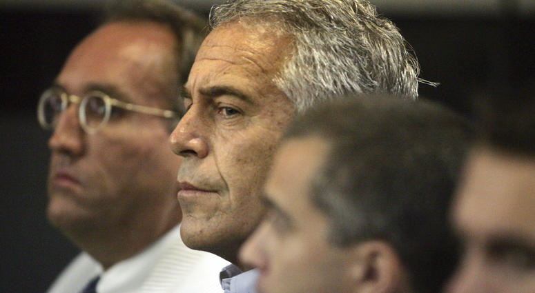 Jeffrey Epstein appears in court in West Palm Beach, Fla. Epstein has died by suicide while awaiting trial on sex-trafficking charges, Jeffrey Epstein