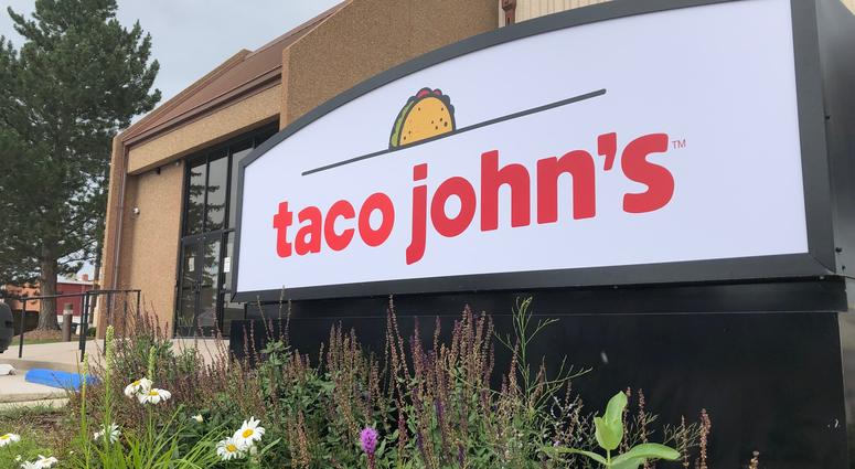 In this Aug. 1, 2019 photo the corporate headquarters of Cheyenne-based Taco John's, which has nearly 400 locations in 23 states, is seen in Cheyenne, Wyo. In this Aug. 1, 2019 photo the corporate headquarters of Cheyenne-based Taco John's, which has nearly 400 locations in 23 states, is seen in Cheyenne, Wyo.