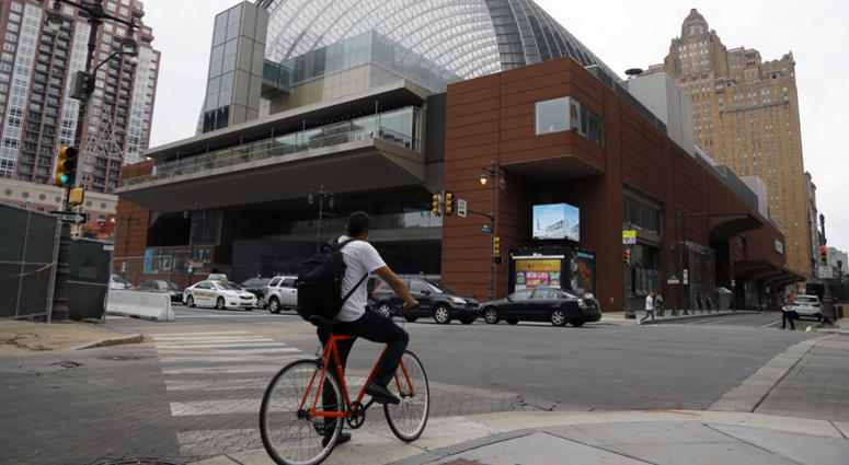 A cyclist passes by The Kimmel Center for the Performance Arts, Tuesday, Aug. 13, 2019, in Philadelphia. On Tuesday, the Philadelphia Orchestra rescinded an invitation for Placido Domingo appear at its opening night concert in September. A cyclist passes by The Kimmel Center for the Performance Arts, Tuesday, Aug. 13, 2019, in Philadelphia. On Tuesday, the Philadelphia Orchestra rescinded an invitation for Placido Domingo appear at its opening night concert in September.