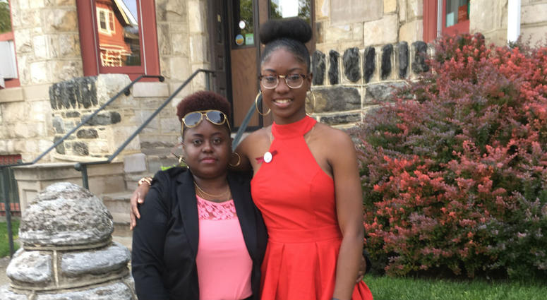 Marjory Stoneman Douglas High School survivor Aalayah Eastmond is shown with her mother. Marjory Stoneman Douglas High School survivor Aalayah Eastmond is shown with her mother.