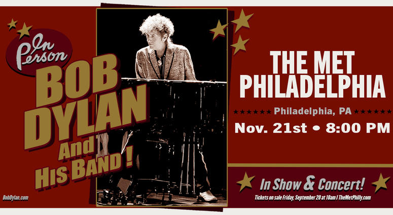 Bob Dylan on sale Friday Bob Dylan on sale Friday