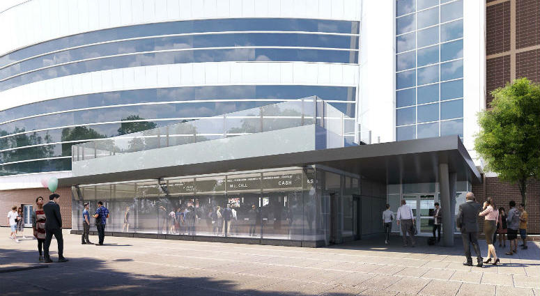 Fans headed to the Wells Fargo Center this fall will find the box office in a different place under just-announced renovation plans. Fans headed to the Wells Fargo Center this fall will find the box office in a different place under just-announced renovation plans.