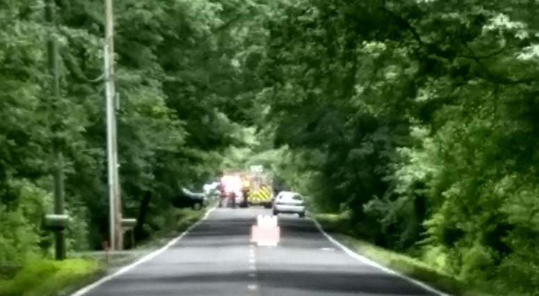 A small plane crashed in Burlington County, New Jersey. a small plane crashed in Burlington County, New Jersey