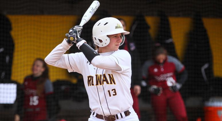 Rowan junior shortstop Carly Anderson leads the Profs this season with a .486 batting average. Rowan junior shortstop Carly Anderson leads the Profs this season with a .486 batting average.