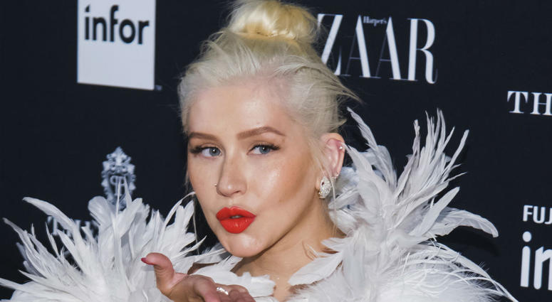 In this Sept. 7, 2018, file photo, Christina Aguilera attends the Harper's BAZAAR "ICONS by Carine Roitfeld" party at The Plaza in New York. In this Sept. 7, 2018, file photo, Christina Aguilera attends the Harper's BAZAAR "ICONS by Carine Roitfeld" party at The Plaza in New York.