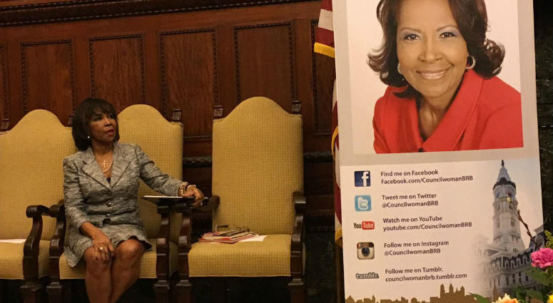 Councilwoman Blondell Reynolds Brown has withdrawn as a co-sponsor of the bill to reduce the sweetened beverage tax. Councilwoman Blondell Reynolds Brown has withdrawn as a co-sponsor of the bill to reduce the sweetened beverage tax.