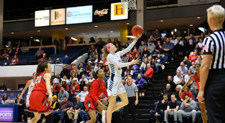 Drexel junior forward Bailey Greenberg leads the team in scoring and rebounding. Drexel junior forward Bailey Greenberg leads the team in scoring and rebounding.