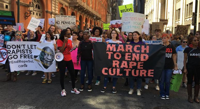 Participants at the 8th annual March To End Rape Culture Participants at the 8th annual March To End Rape Culture