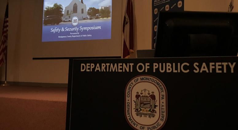 In the wake of the Pittsburgh synagogue shooting, Montgomery County officials host a discussion for religious leaders dealing with prevention and safety, but also with the possible aftermath of a major event. In the wake of the Pittsburgh synagogue shooting, Montgomery County officials host a discussion for religious leaders dealing with prevention and safety, but also with the possible aftermath of a major event.