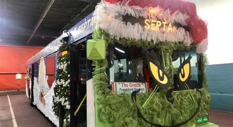 For the sixth year in a row, SEPTA's elves got to have some fun with their holiday bus decoration contest. For the sixth year in a row, SEPTA's elves got to have some fun with their holiday bus decoration contest.