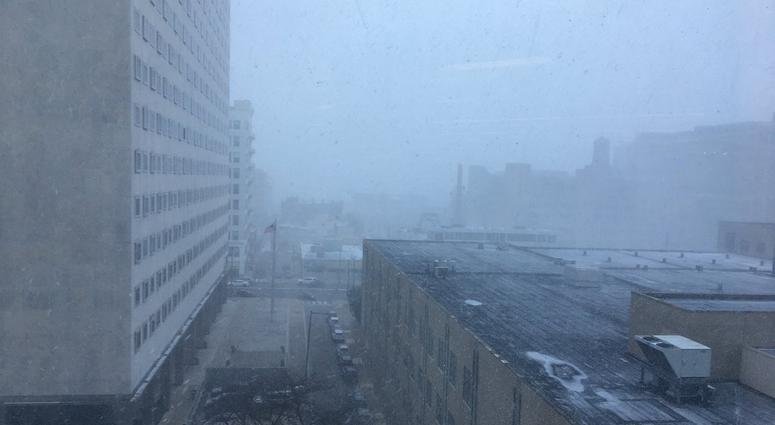 Snow squall warnings have been issued. Snow squall warnings have been issued.