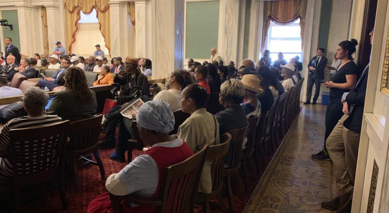 A City Council hearing about police officers' racist Facebook posts took a detour Tuesday, when a councilmember called for the resignation of Philadelphia's acting police commissioner, Sept. 10, 2019. City Council hearing on racist posts by officers