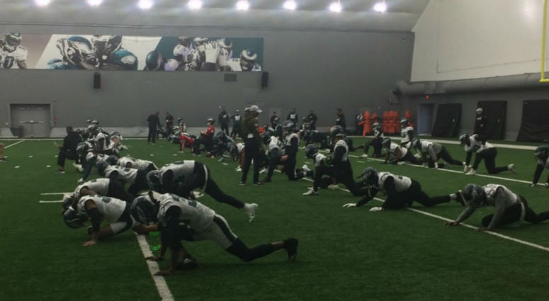 Eagles training Eagles training