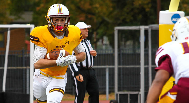 Rowan senior wide receiver Elijah Rehm Rowan senior wide receiver Elijah Rehm