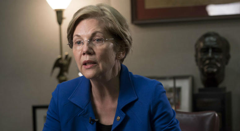 Sen. Elizabeth Warren talks with USA Today about the CFPB at her office in the Hart Building on Wednesday. Sen. Elizabeth Warren talks with USA Today about the CFPB at her office in the Hart Building on Wednesday.