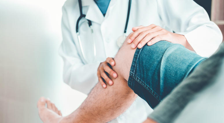 Patient with arthritis. Patient with arthritis.