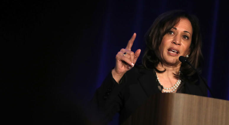 Democratic presidential hopeful U.S. Sen. Kamala Harris (D-CA) speaks during the San Francisco Black Newspaper’s Anniversary Celebration on May 9, 2019 in San Francisco, California. Kamala Harris
