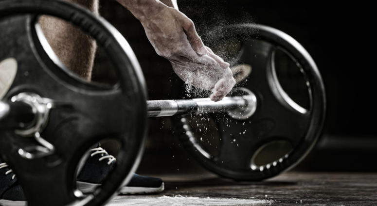 Weightlifting.