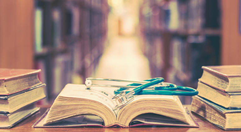 Studying medicine. Studying medicine.