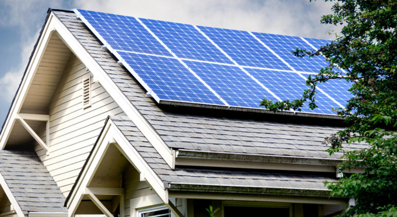 Solar panels. Solar panels.