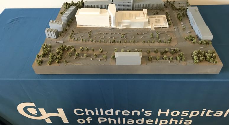 CHOP is adding a 250,000-square-foot inpatient hospital to its existing King of Prussia campus, illustrated in the diagram. CHOP is adding a 250,000-square-foot inpatient hospital to its existing King of Prussia campus, illustrated in the diagram.