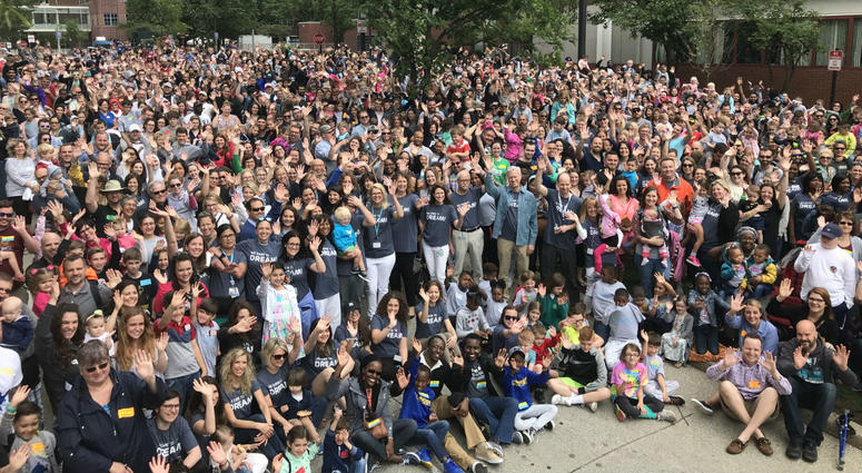 More than 2,000 people from all over the country — former patients and members of surgical teams — celebrated the 22nd annual Fetal Family Reunion at CHOP's University City campus Sunday. More than 2,000 people from all over the country — former patients and members of surgical teams — celebrated the 22nd annual Fetal Family Reunion at CHOP's University City campus Sunday.