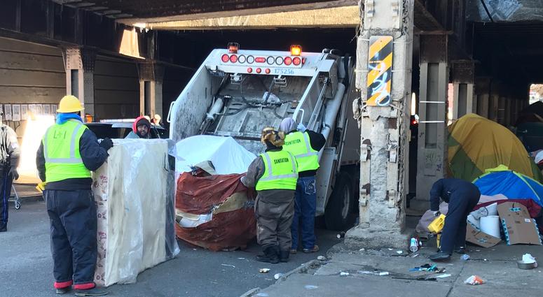 City officials shut down and cleaned out the last of four major homeless encampments in Kensington, known as Emerald City. City officials shut down and cleaned out the last of four major homeless encampments in Kensington, known as Emerald City.